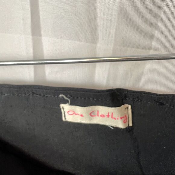 One Clothing black stretch bodycon pencil skirt Sm pinup office siren academia - Picture 5 of 10